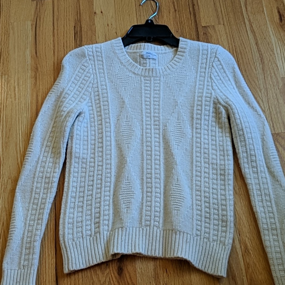 Wool Cream Sweater